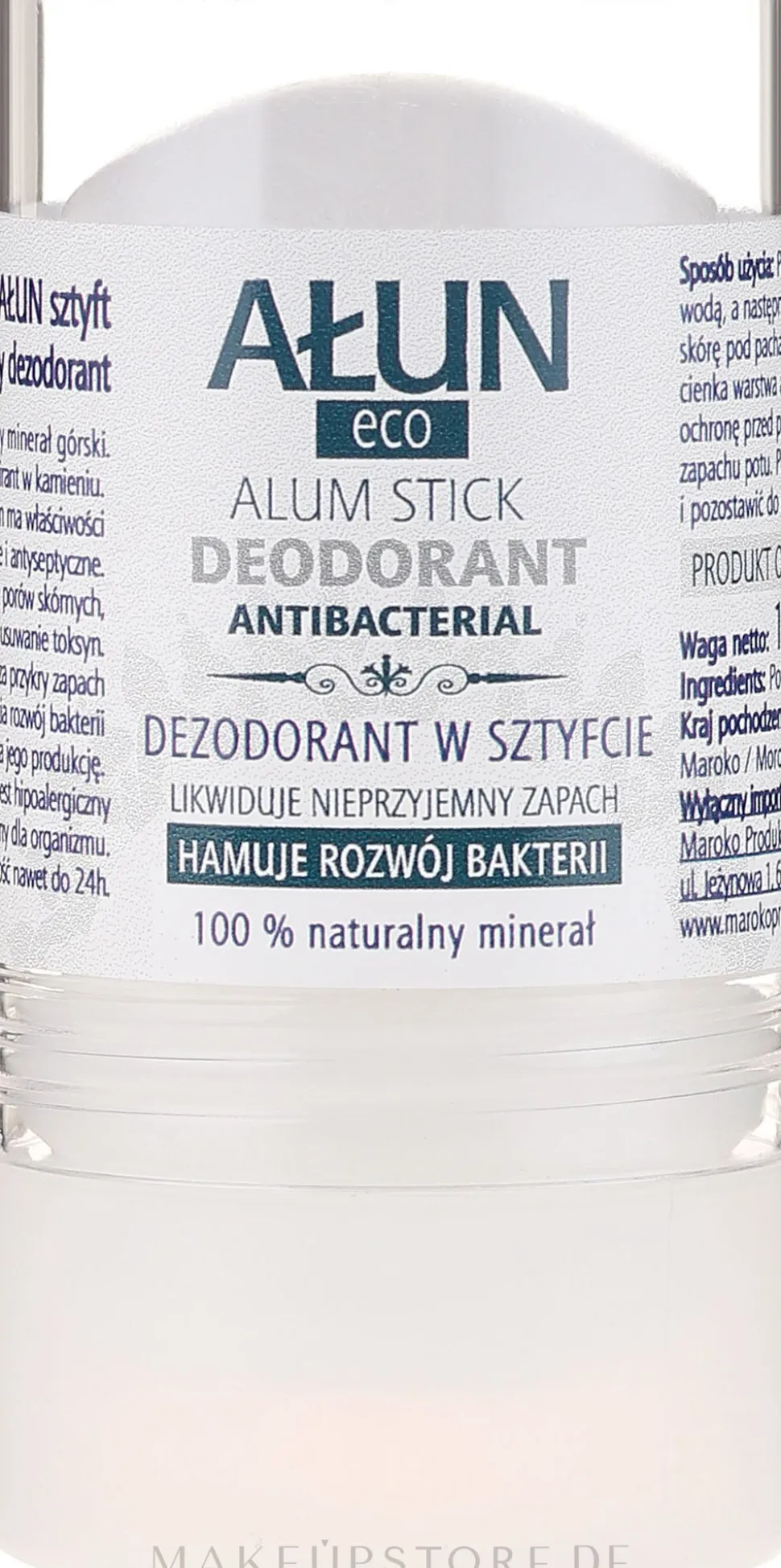 100% Natürlicher Deostick Antitranspirant Alaunstein