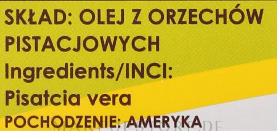 100% natürliches Pistazienöl