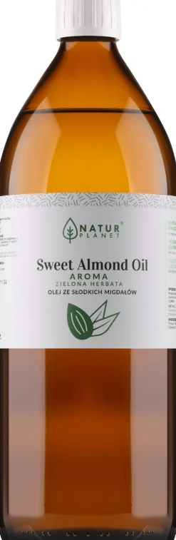 100% Süßes Mandelöl und grüner Tee