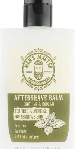 After Shave Balsam für empfindliche Haut mit Teebaum und Menthol