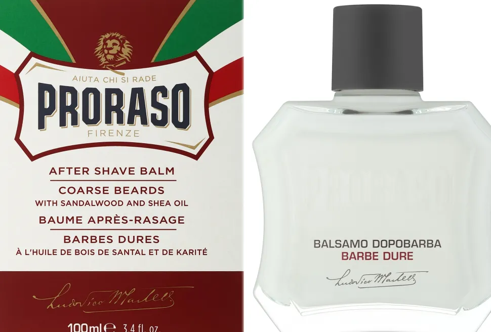 After Shave Balsam mit Sandelholz und Sheaöl