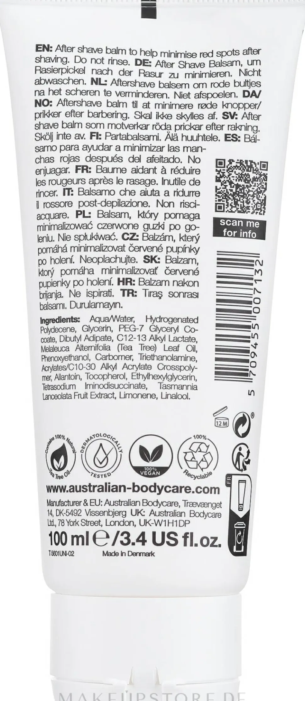 After Shave Gel für Männer