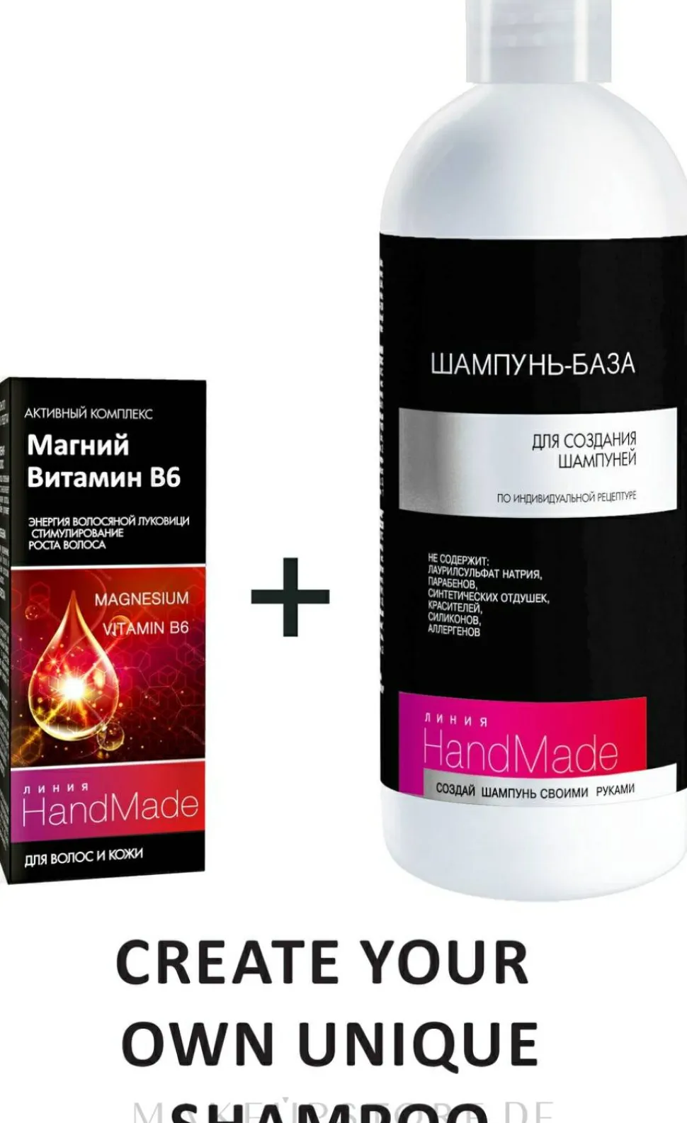 Aktiver Komplex mit Magnesium und Vitamin B6 für das Haar und die Kopfhaut