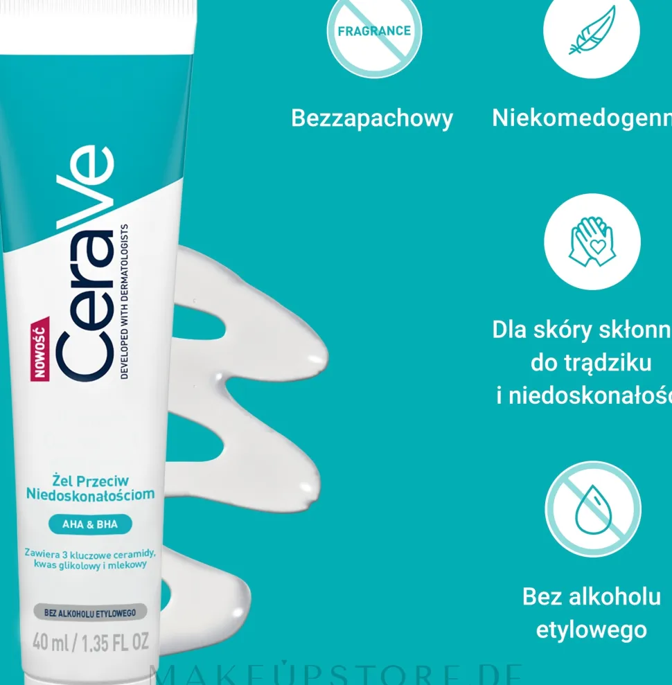 Aktives Pflegegel mit Salicyl-, Milch- und Glykolsäure