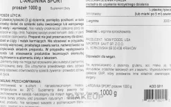Aminosäure 'L-Arginin' in Pulverform