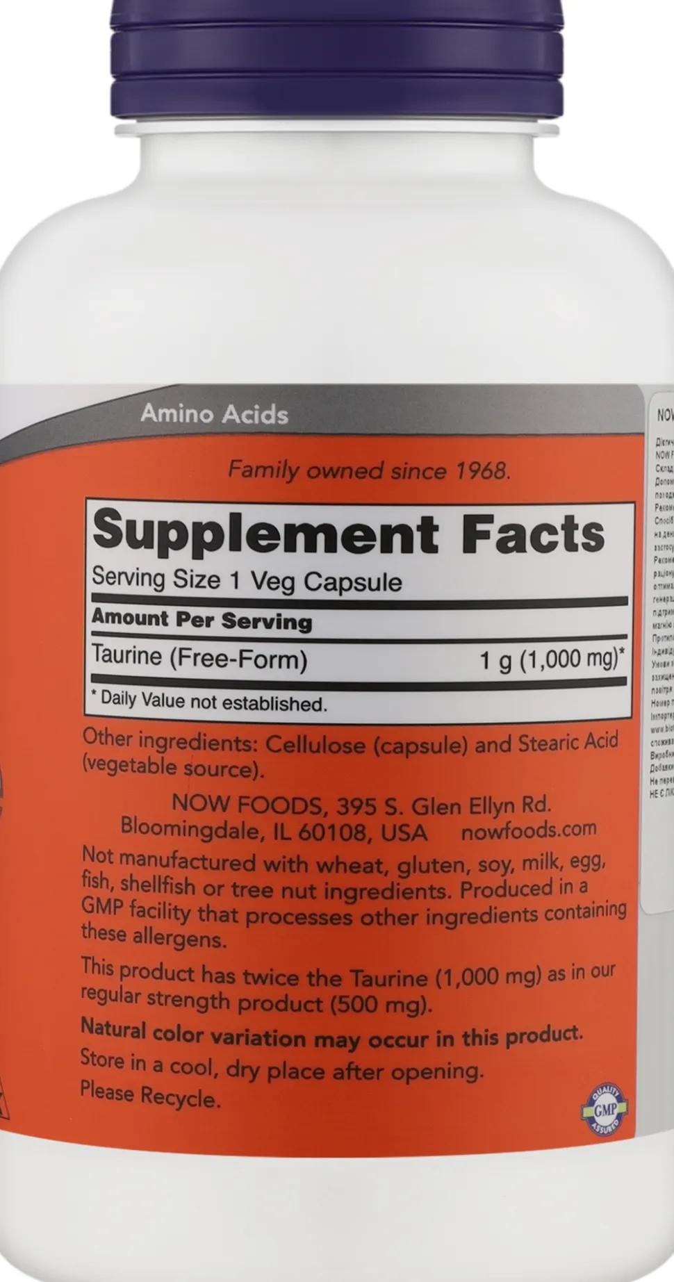 Aminosäure 'Taurin' 1000 mg