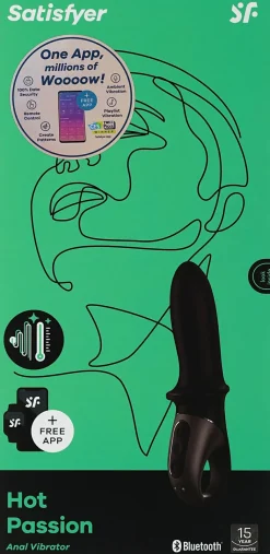 Anal-Vaginal-Vibrator schwarz