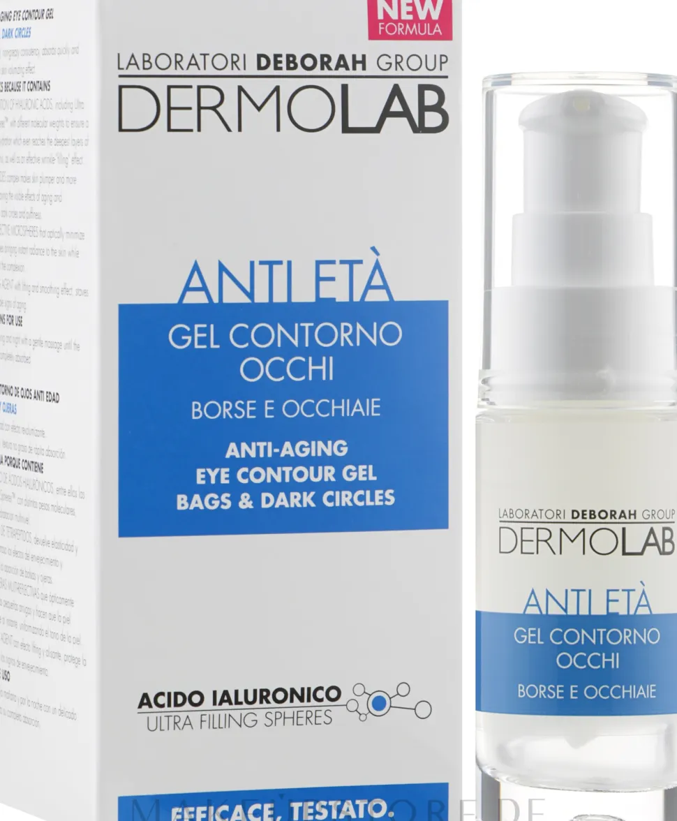 Anti-Aging Augenkonturgel gegen Schwellungen und dunkle Augenringe