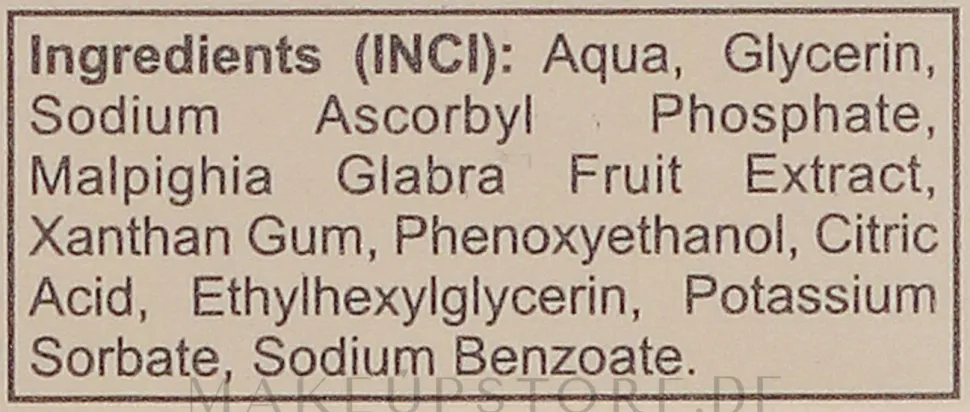Anti-Aging Gesichtsserum mit Vitamin C und Acerola