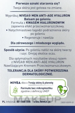 Anti-Aging-After-Shave-Balsam mit Hyaluronsäure