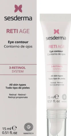 Anti-Aging-Gel für die Augenpartie mit drei Arten von Retinol