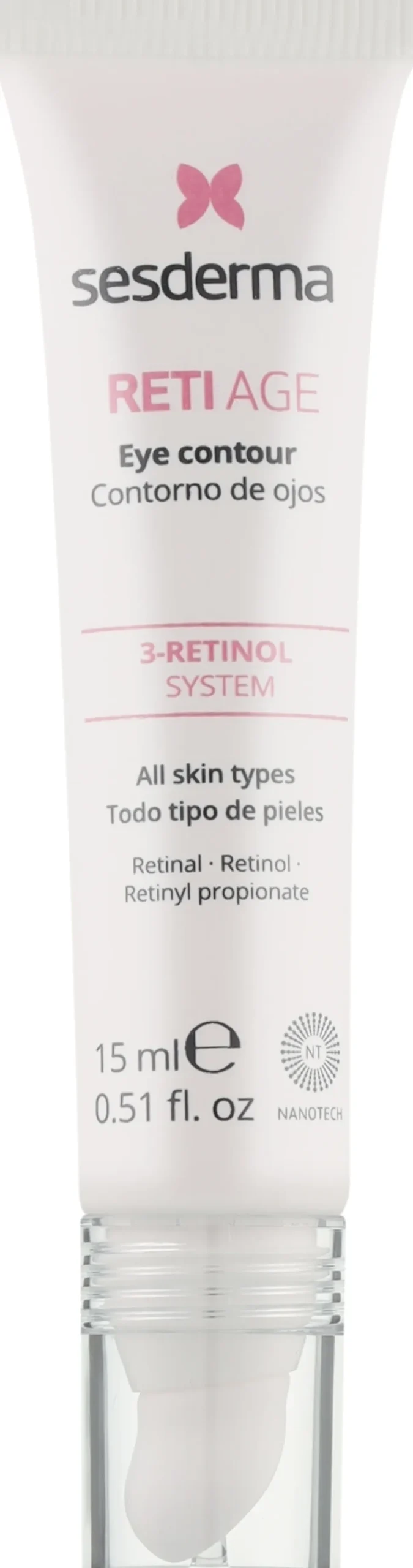 Anti-Aging-Gel für die Augenpartie mit drei Arten von Retinol
