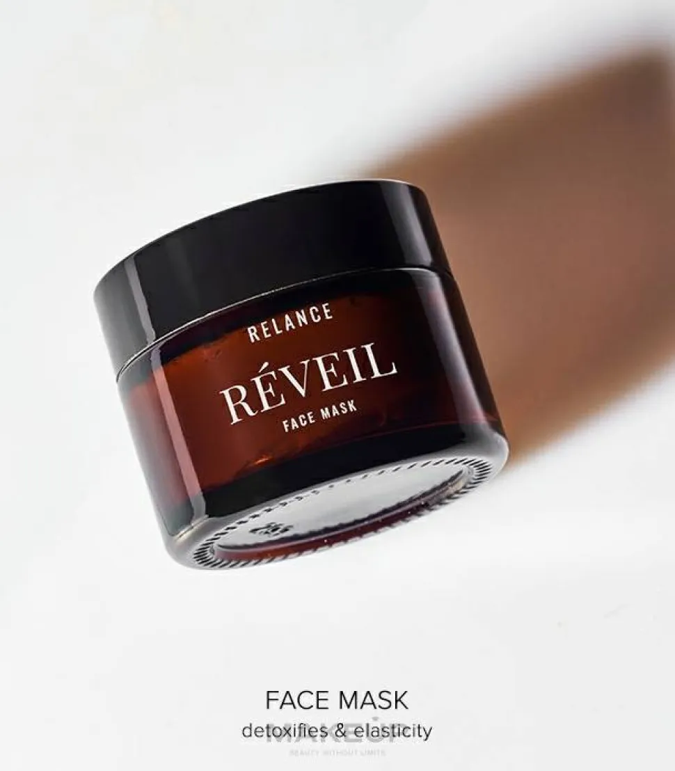 Anti-Aging-Gesichtsmaske mit blauem Ton und Meereskollagen