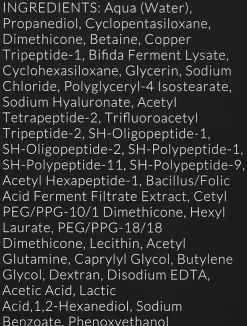 Anti-Aging-Serum mit Kupferpeptiden für das Gesicht