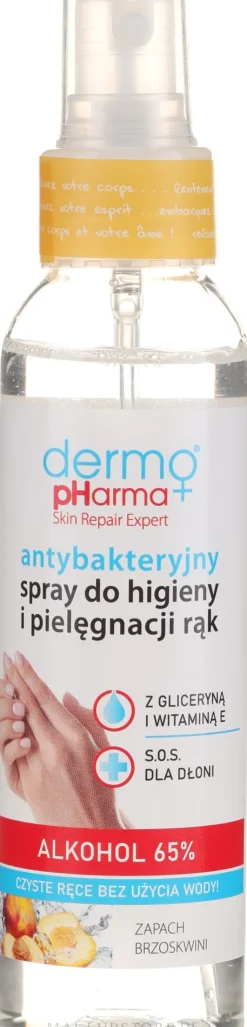 Antibakterielles Handspray mit Pfirsichduft
