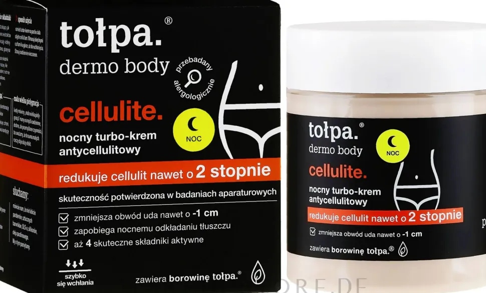 Anti-Cellulite Körpercreme für die Nacht