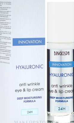 Anti-Falten Augen- und Lippencreme mit Hyaluronsäure