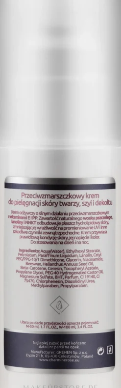 Anti-Falten Creme für Gesicht, Hals und Dekolleté