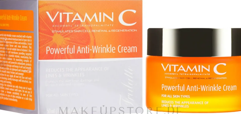Anti-Falten Gesichtscreme mit Vitamin C
