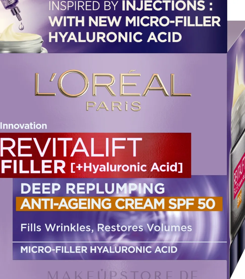 Anti-Falten Tagescreme mit Hyaluronsäure SPF 50