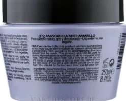 Anti-Gelbstich Maske für blondes, graues und aufgehelltes Haar