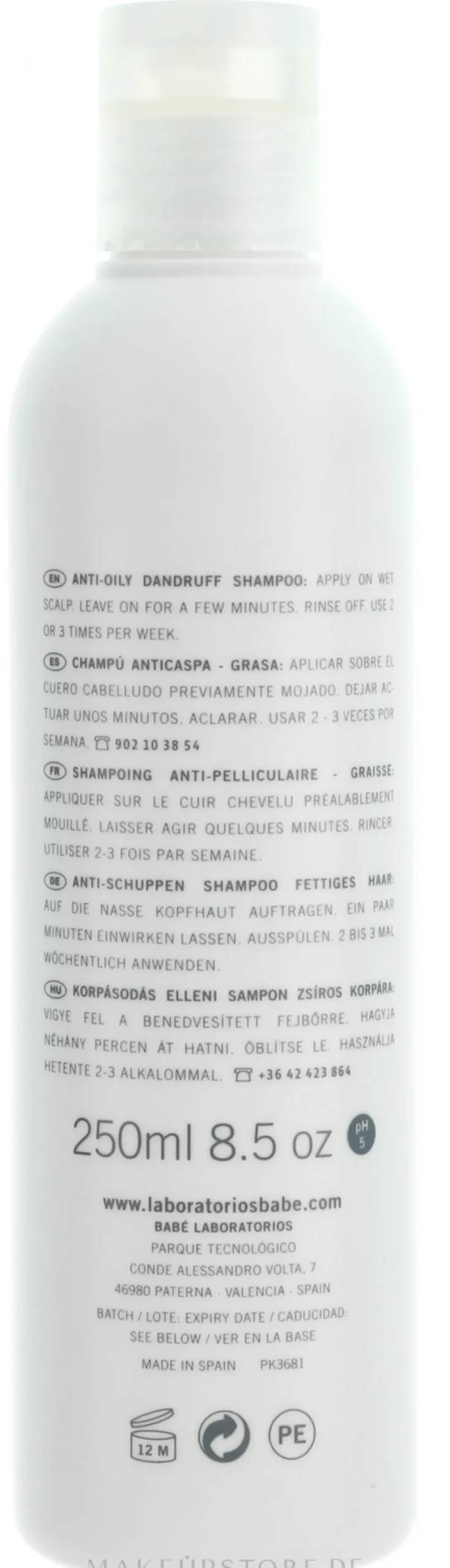 Anti-Schuppen Shampoo für fettige Kopfhaut