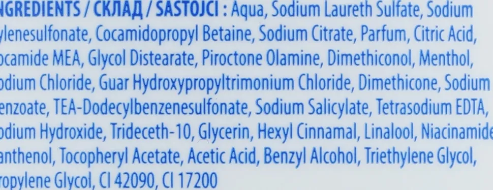 Anti-Schuppen Shampoo Menthol Fresh