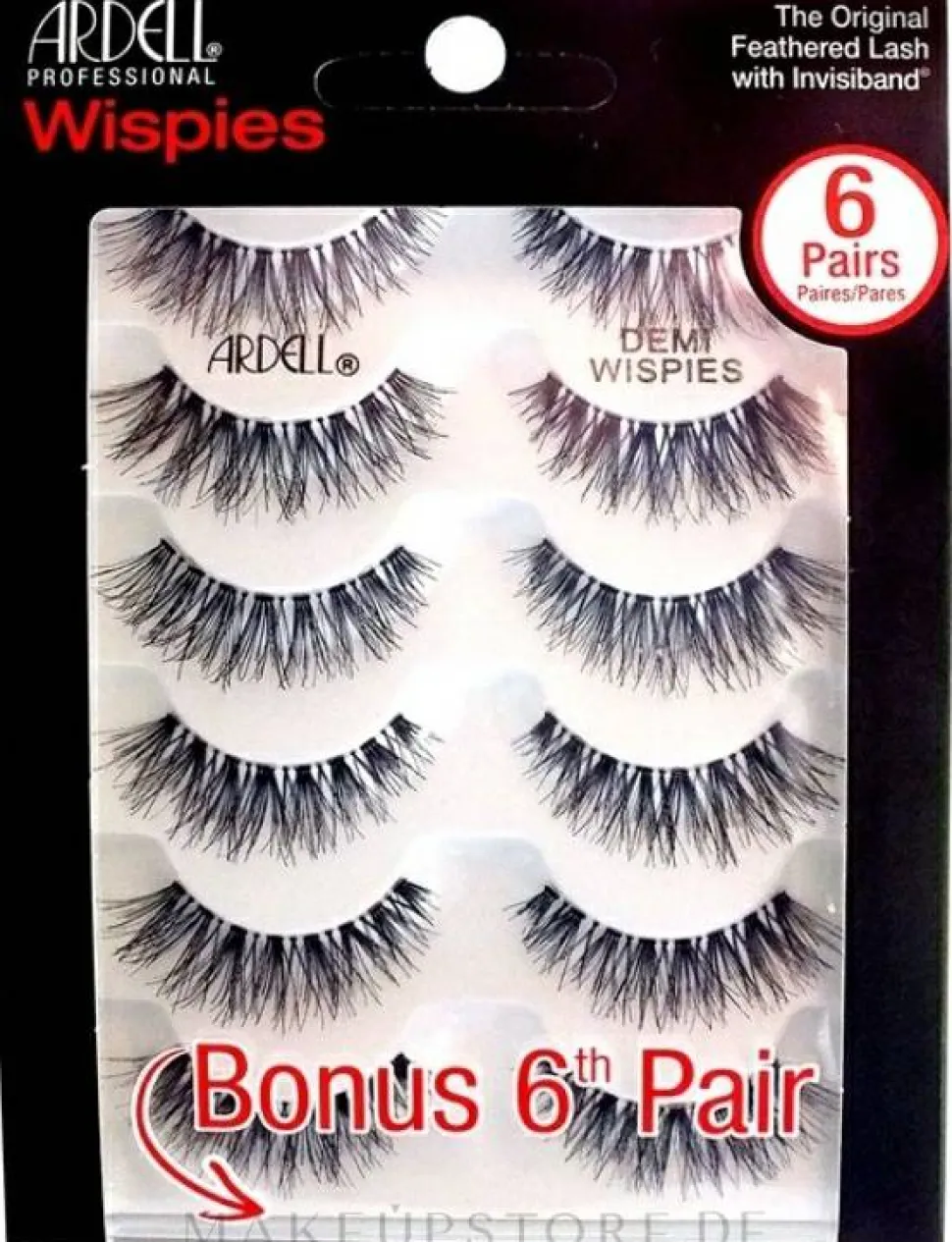 Ardell Wispies Original Feathered Lash With Invisiband