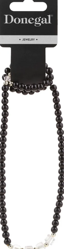 Armband, 6412+2, schwarz