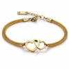 Armband aus Chirurgiestahl, 14 Karat, BST1693