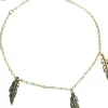 Armband für Damen Gefieder golden