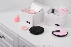 Aufbewahrungs-Organizer mit 4 Fächern weiß 15x15x10 cm Home
