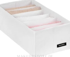 Aufbewahrungs-Organizer mit 6 Fächern weiß 30x15x10 cm Home