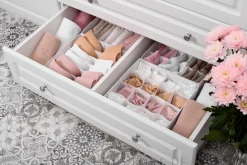 Aufbewahrungs-Organizer mit 12 Fächern weiß 30x15x10 cm Home
