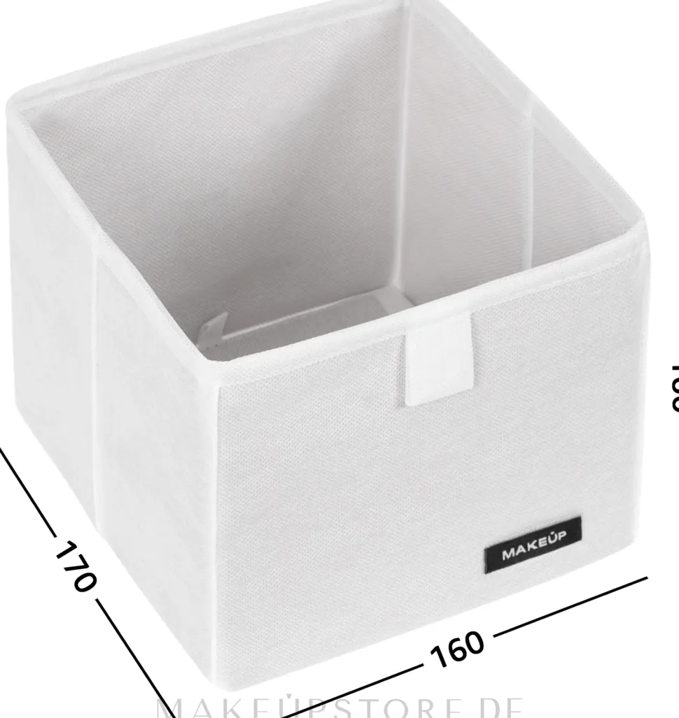 Aufbewahrungs-Organizer XS weiß 17x16x16 cm Home