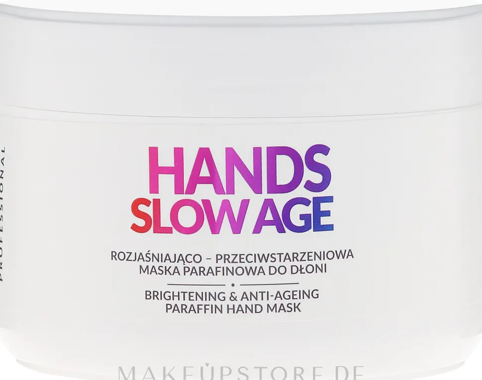 Aufhellende Anti-Aging Handmaske mit Paraffin gegen Pigmentflecken