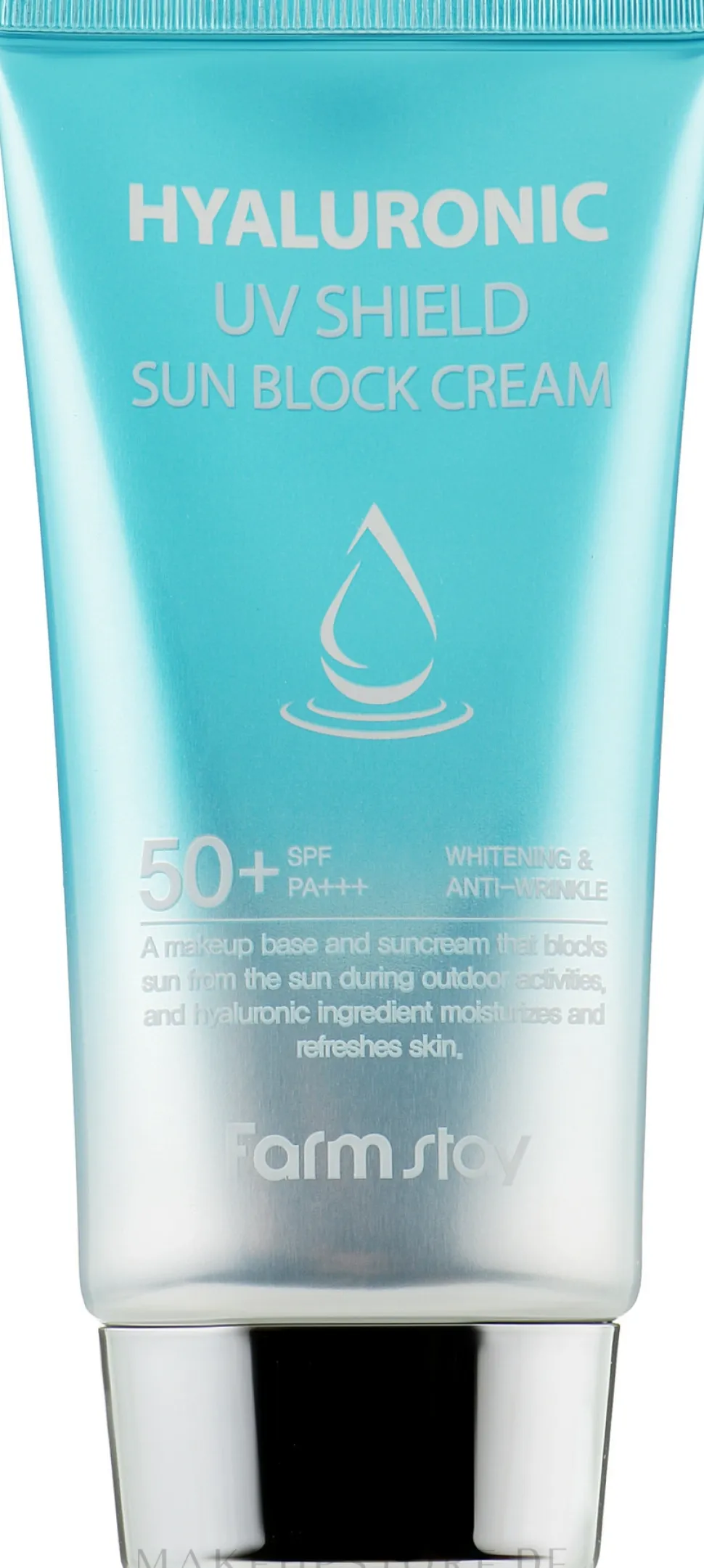 Aufhellende Anti-Falten Sonnenschutzcreme mit Hyaluronsäure SPF 50+