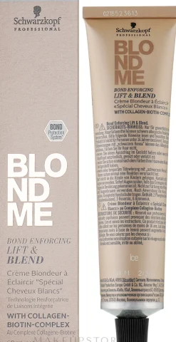 Aufhellende Blondiercreme mit Kollagen