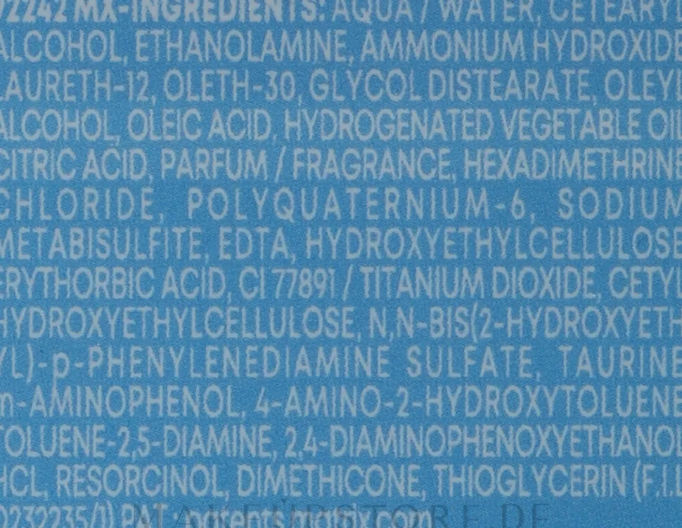 Aufhellende Haarfarbe