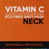 Aufhellende und regenerierende Tuchmaske für den Hals mit Vitamin C