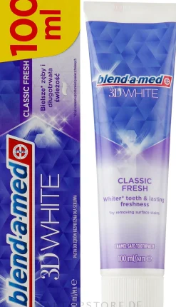 Aufhellende Zahnpasta 3D White