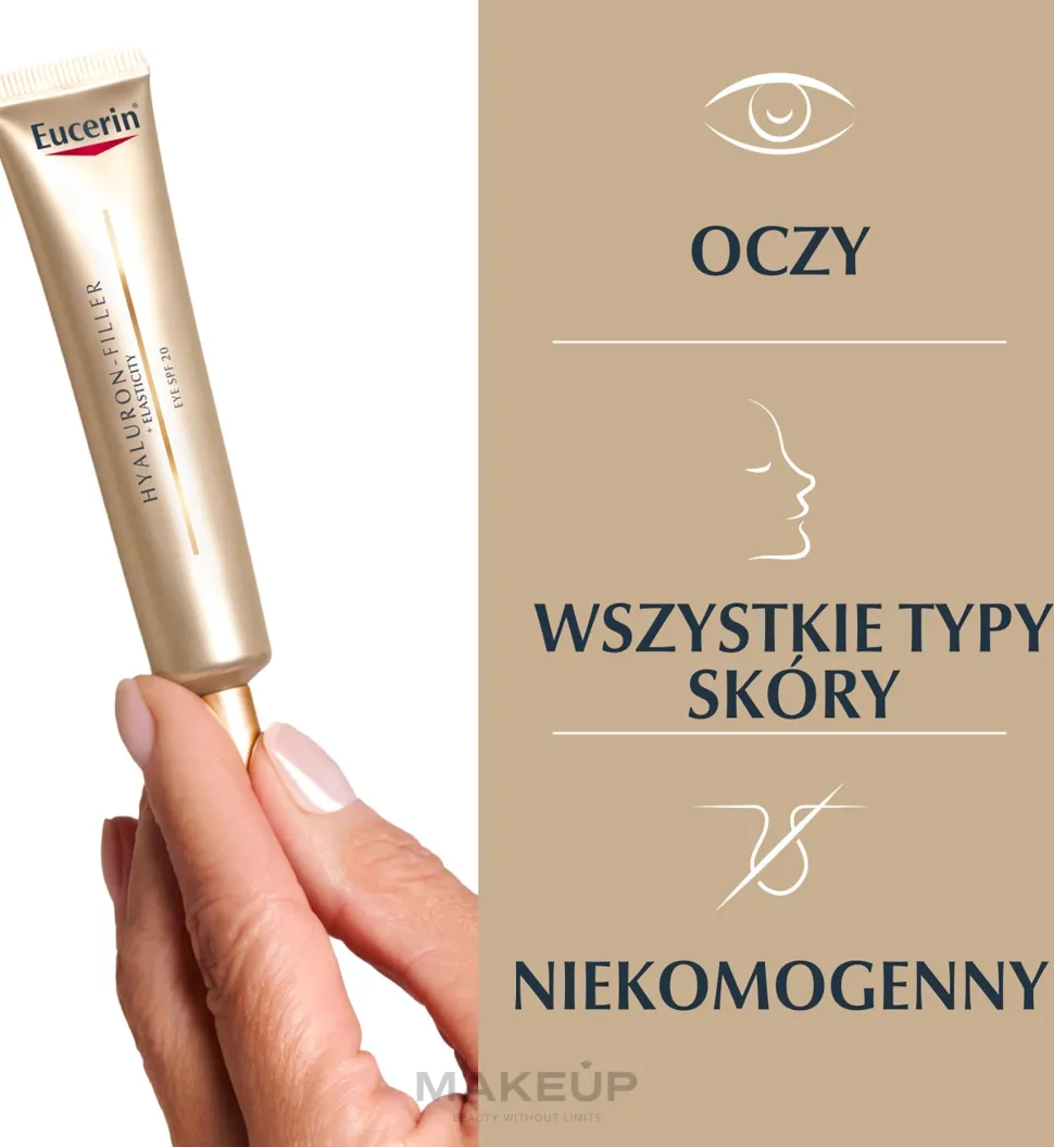 Augenkonturcreme-Filler mit Hyaluronsäure SPF 20