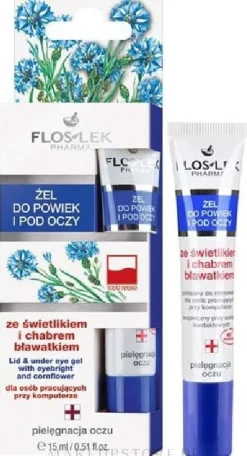 Augenkonturgel mit Augentrost und Kornblume