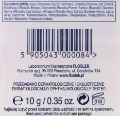 Augenkonturgel mit grünem Tee und Augentrost