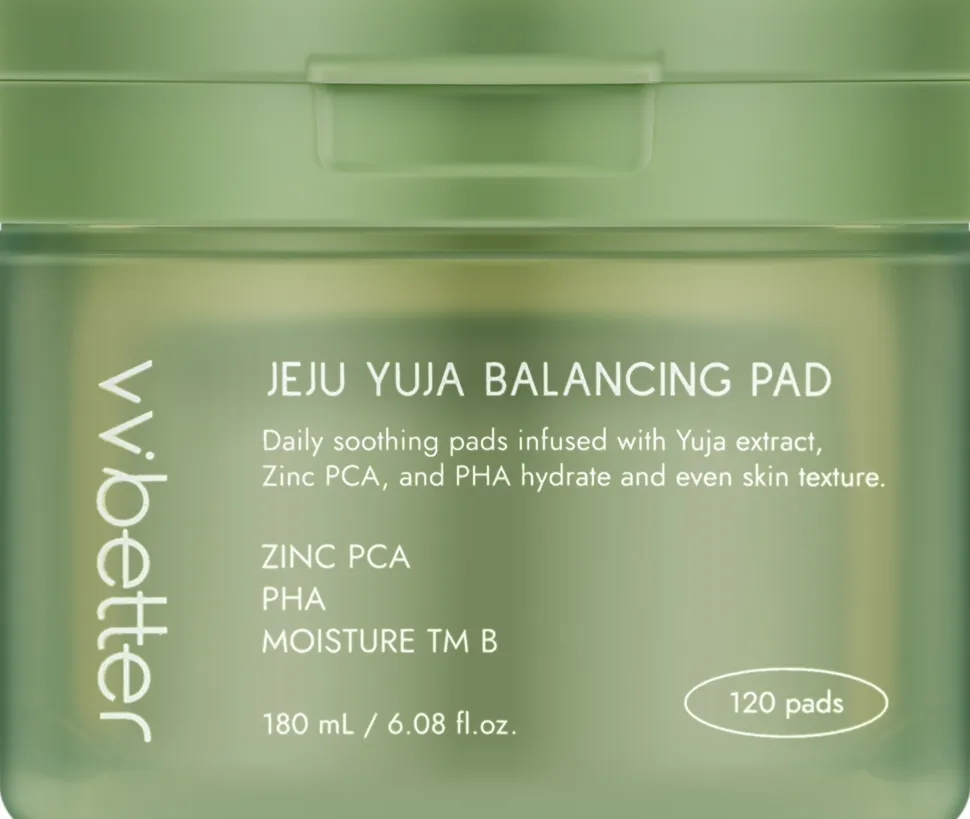 Ausgleichende Toner-Pads mit Yuzu-Extrakt
