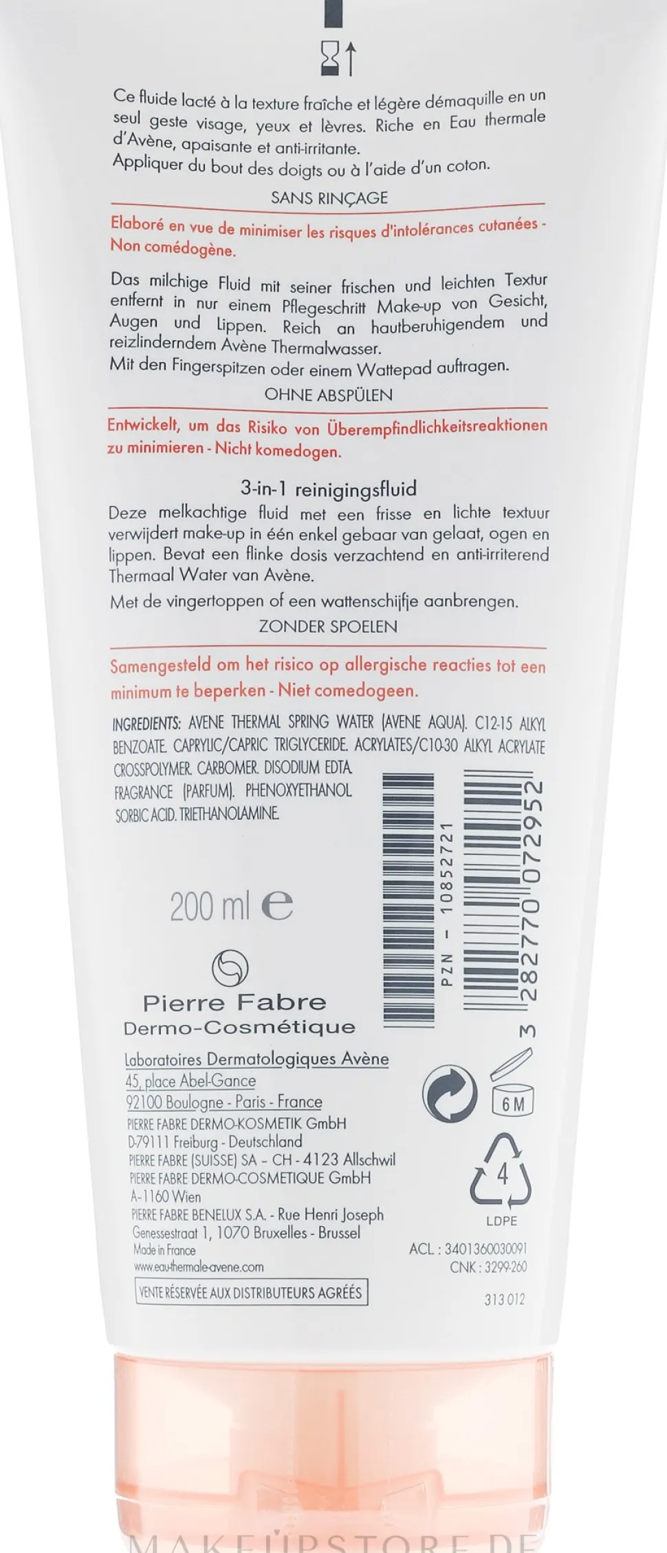 Avene 3in1 Make-Up Remover