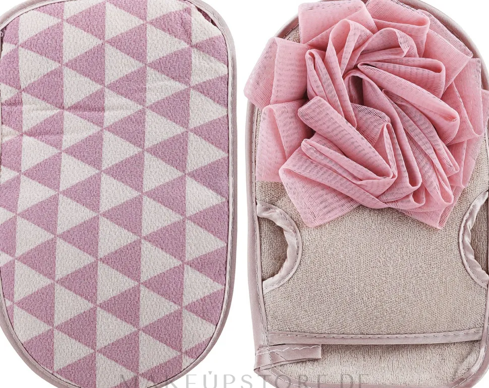 Badehandschuh-Schwamm GB02R rosa
