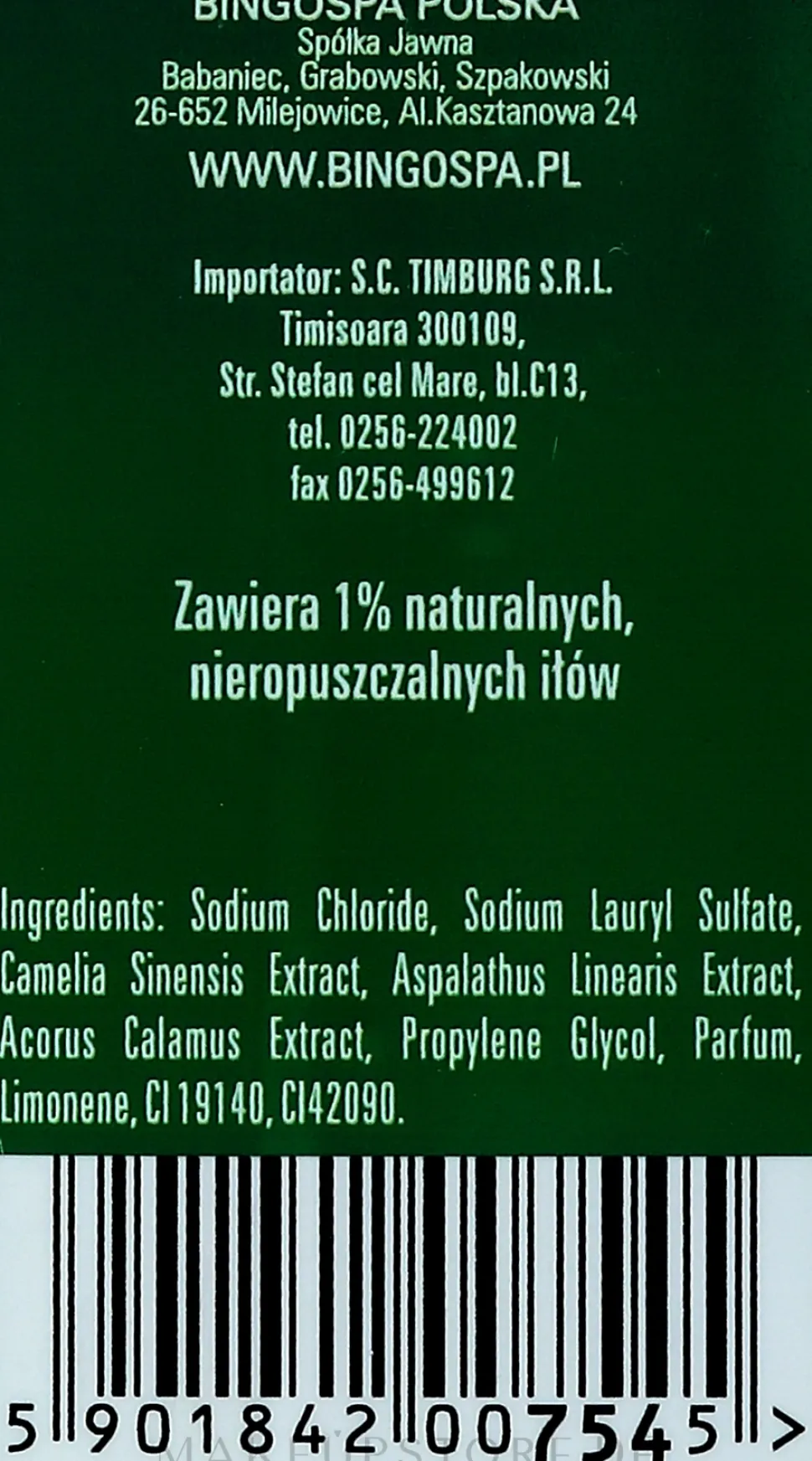 Badesalz mit Duft von japanischen Kiefern