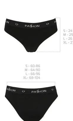 Baumwoll-Slips PS004, schwarz