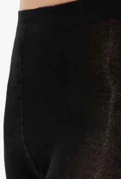 Baumwollstrumpfhose mit Wollanteil „Touch of Wool“, nero